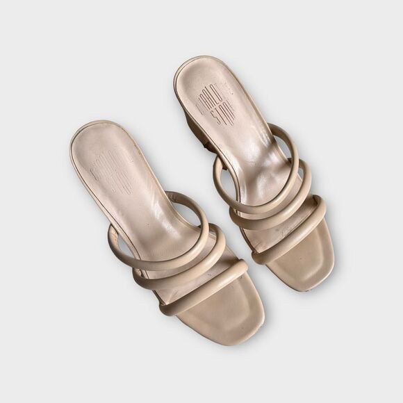 Charlotte Stone "Belle" Strappy Block Low Heel Sandals Size 6 - Picture 4 of 9